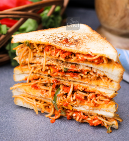 Schezwan Noodle Sandwich Recipe